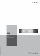 Bedienungsanleitung Heizstrahler IR 2010 S (HR)