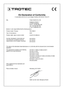 Izjava o sukladnosti klima uređaj PAC 2000 E (INT)