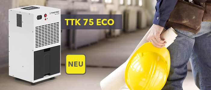 Novi odvlaživač zraka TTK 75 ECO