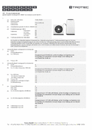 Produktdatenblatt Split-Klimagerät PAC-S 3510 ES (INT)