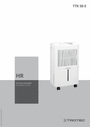 Upute za uporabu odvlaživač zraka TTK 50 E (HR)